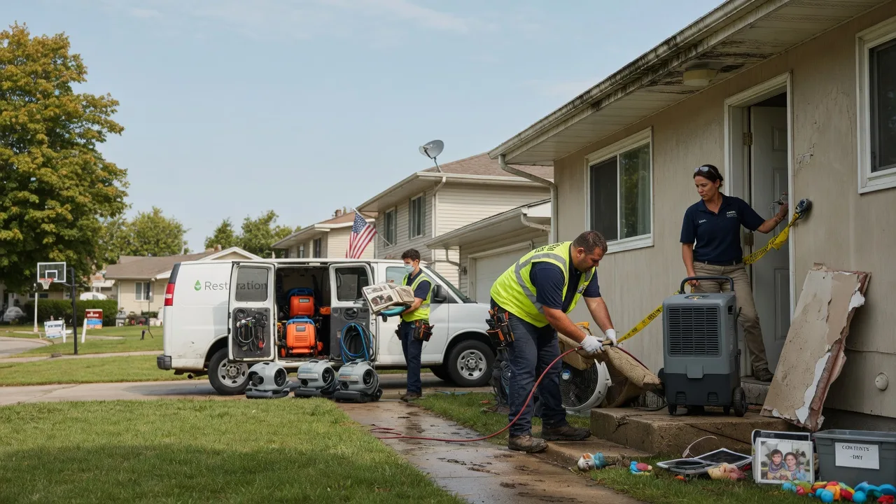 Water Damage Restoration in Mildred, PA near me